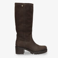Padua botas de piel con forro interior de pelo. marron