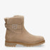 Javea botas de piel con forro interior de pelo. taupe