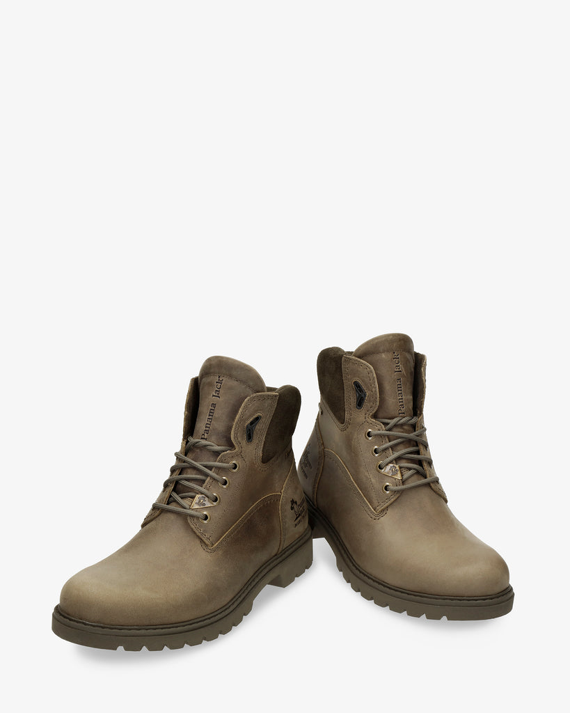 Amur Gtx botines de piel con forro interior de gore-tex®. kaki