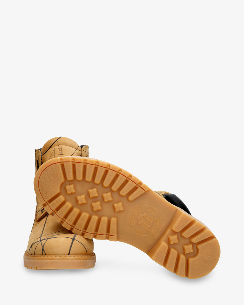 Amur Gtx Ink botín de piel con forro interior de gore-tex®. vintage