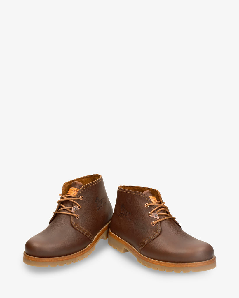 Bota Panama Igloo botas de piel con forro interior de pelo natural. cuero