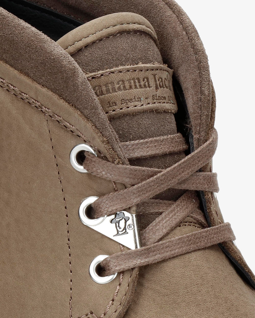 Bota Panama Tor botines de piel con forro interior de piel. piedra