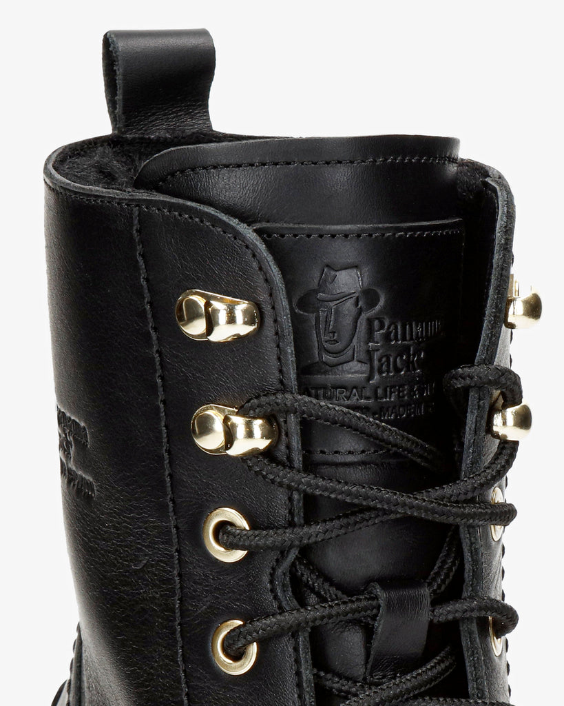 Farai botas de piel con forro interior de pelo. negro