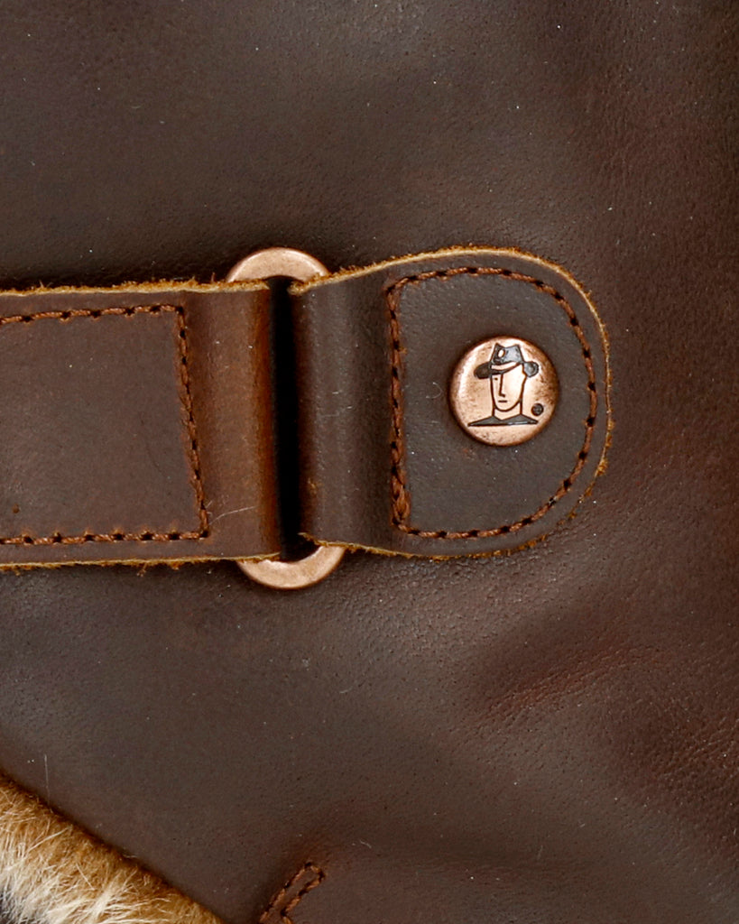 Felia Trav botas de piel con forro interior de pelo. cuero