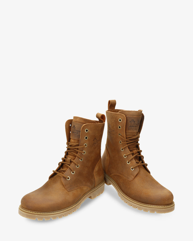 Frisia botas de piel con forro interior de piel. cuero