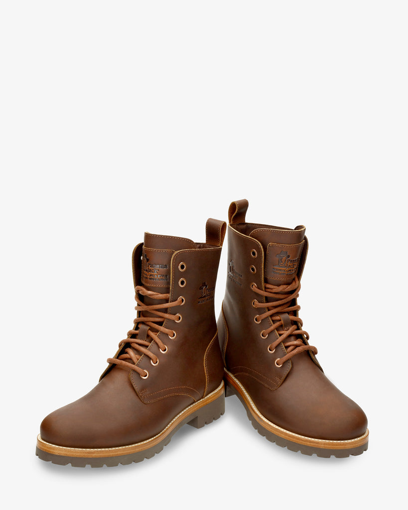 Frisia botas de piel con forro interior de piel. cuero