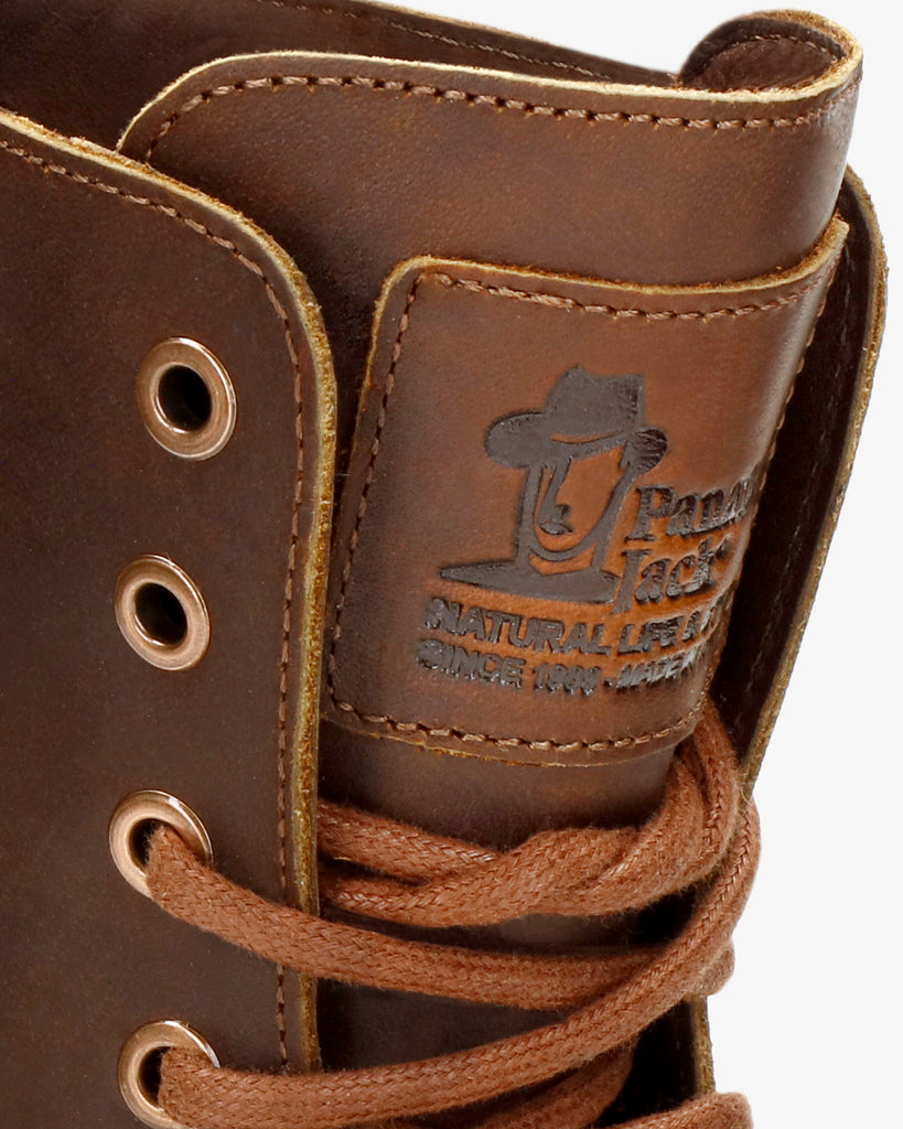 Frisia botas de piel con forro interior de piel. cuero