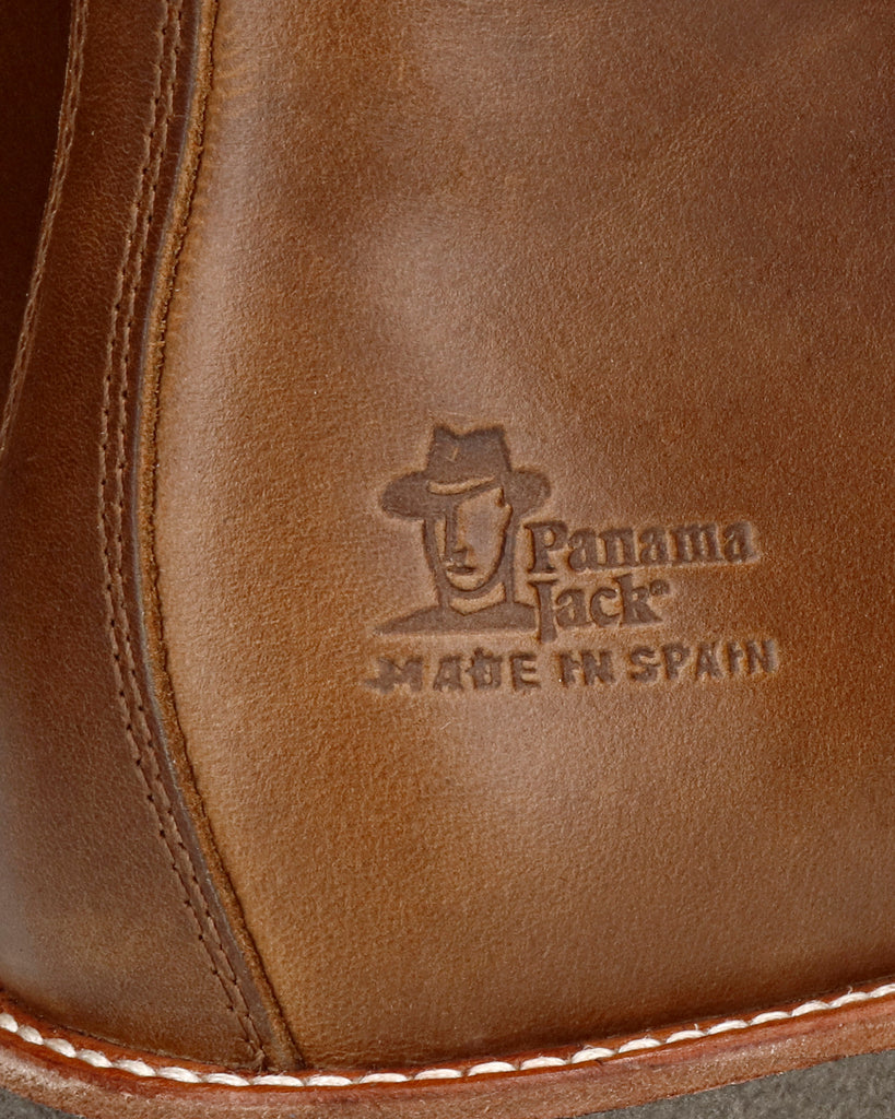 Gael botín de piel con forro interior de piel. camel