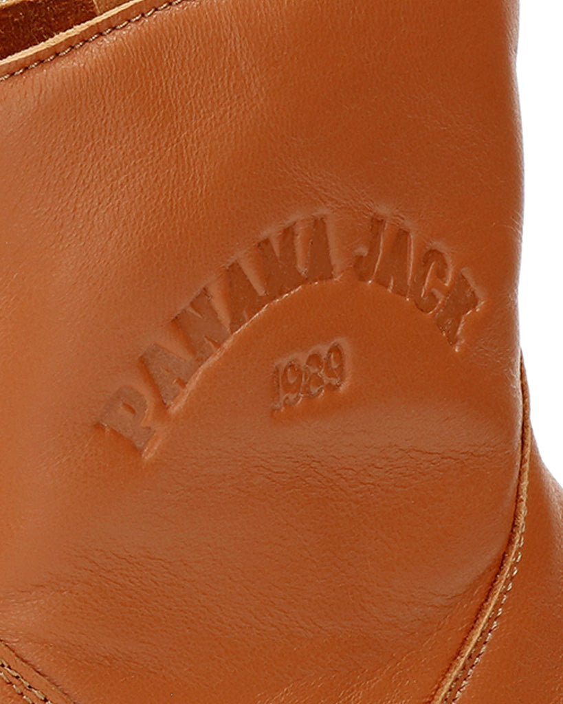 Henar botines de piel con forro interior de piel. camel