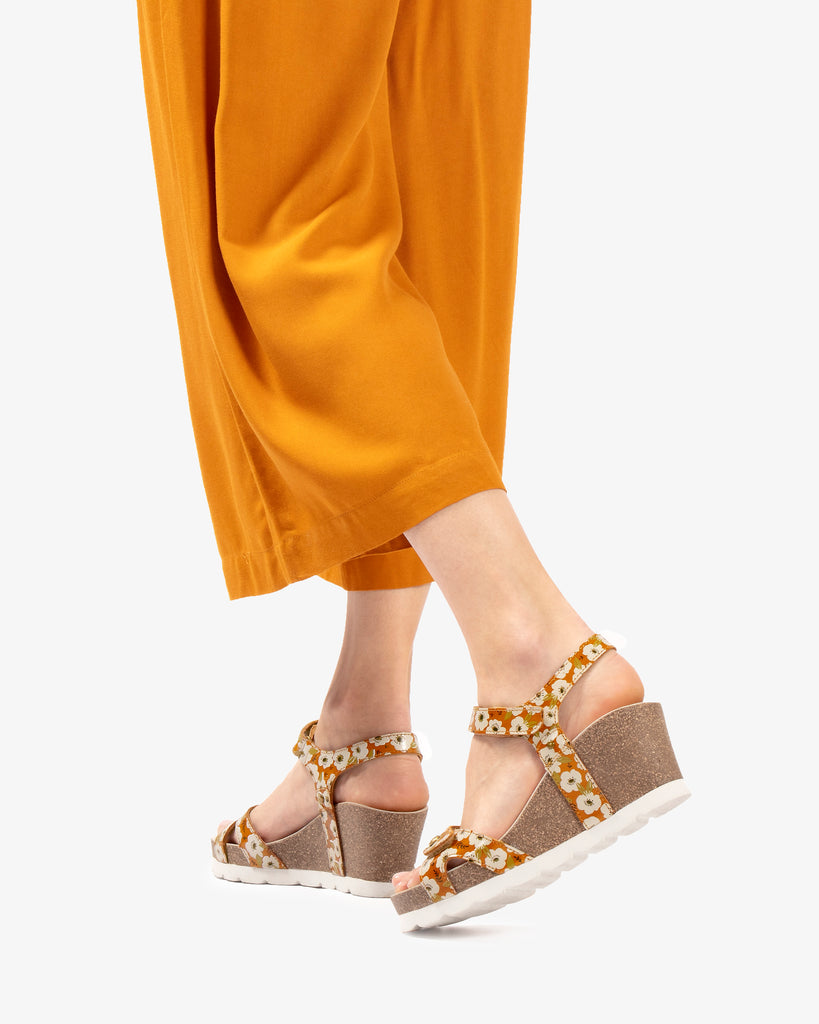 Julia Garden sandalias de piel con forro interior de piel. vintage