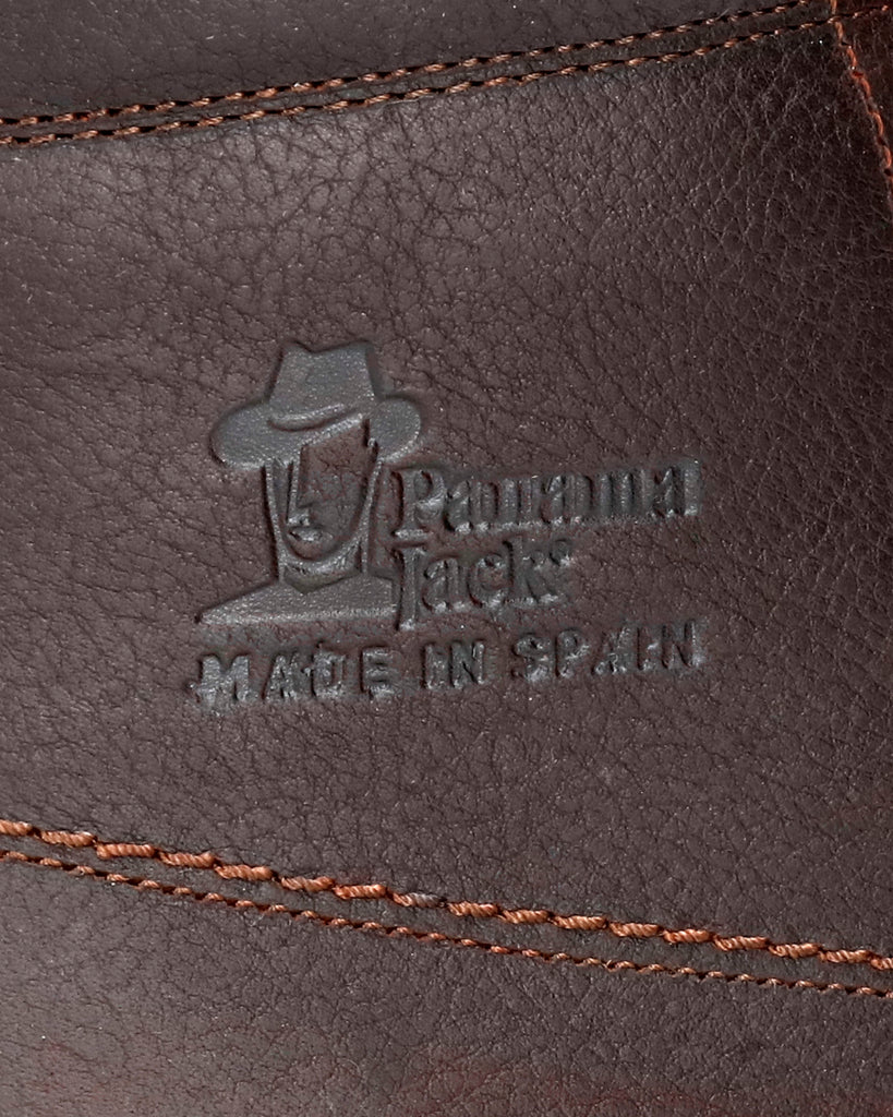 P03 Aviator botas de piel con forro interior de algodón. castaño