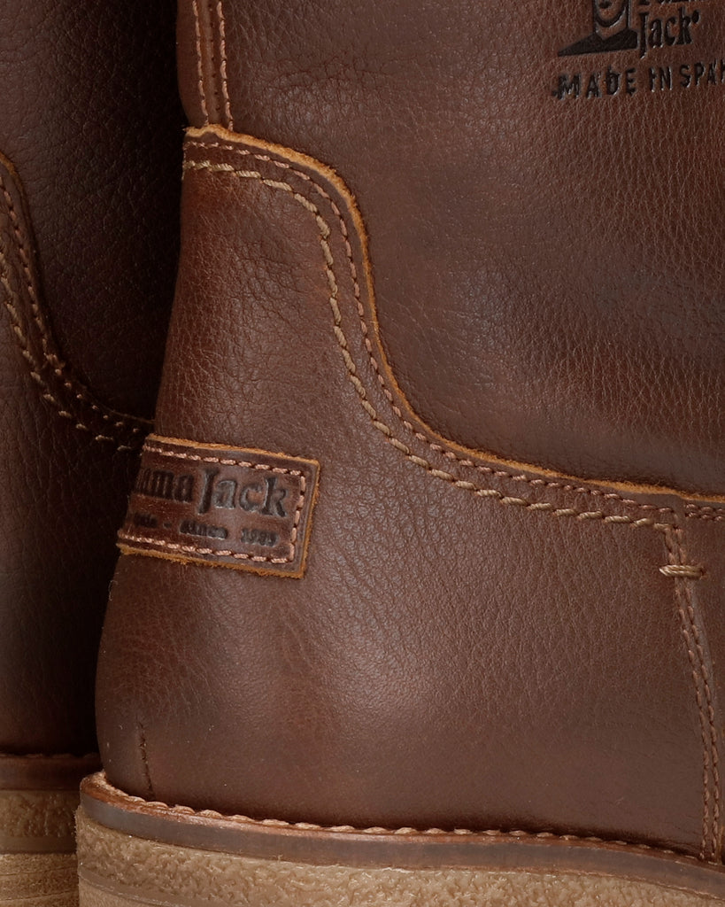 Piola botas de piel con forro interior de pelo. cuero