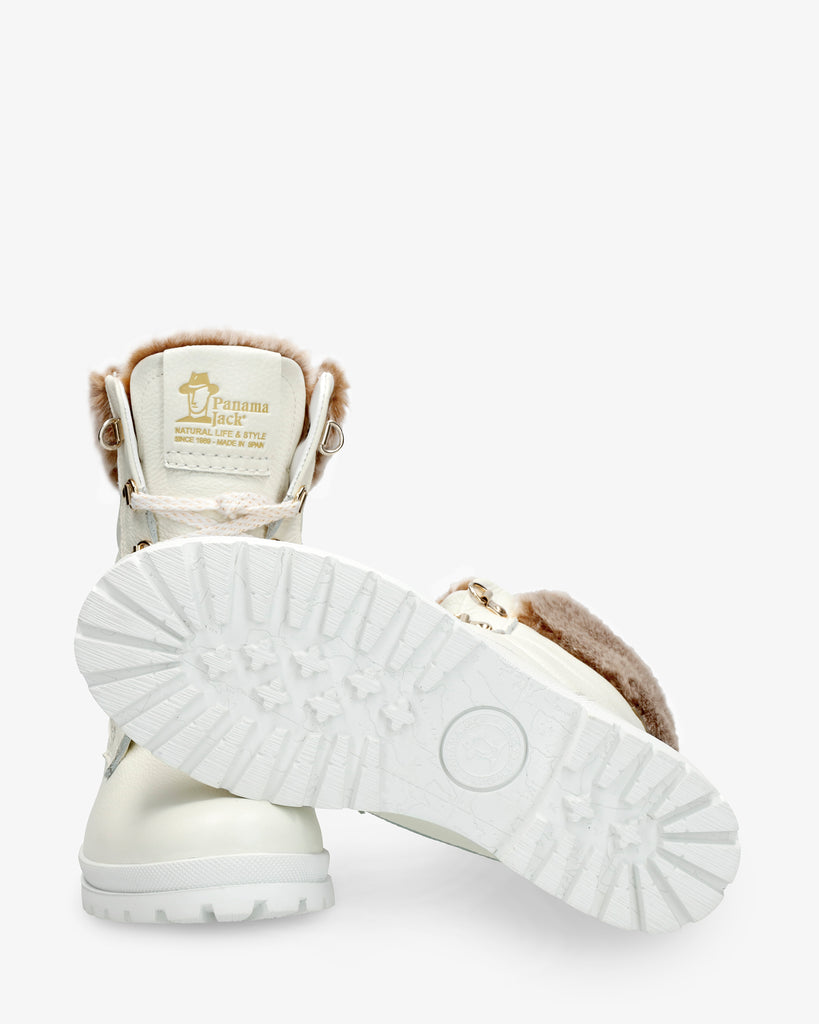 Tuscani Gtx botas de piel con forro interior de gore-tex® blanco