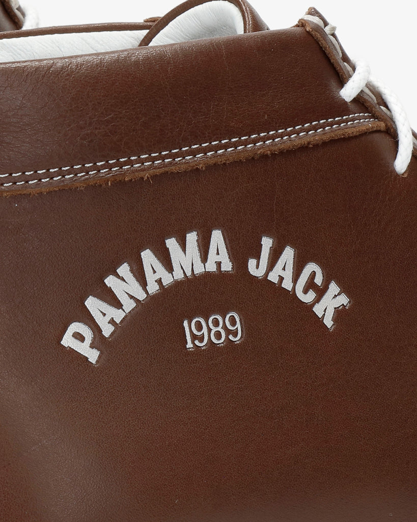 Yulen botines de piel con forro interior de piel. castaño